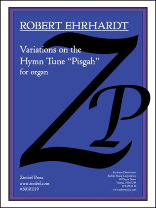 Book cover for Variations on the Hymn Tune Pisgah