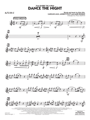 Book cover for Dance The Night (from Barbie) (arr. Murtha) - Alto Sax 2