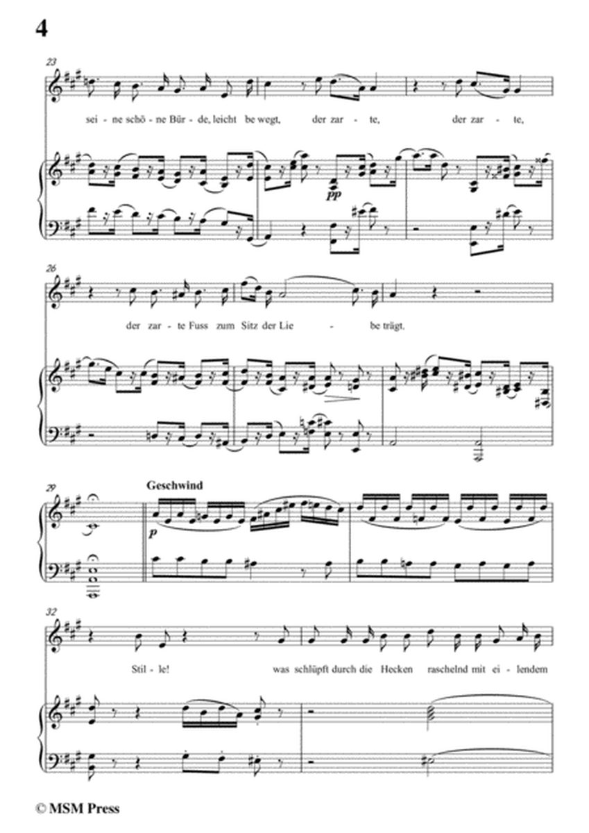 Schubert-Die Erwartung,Op.116,in A Major,for Voice&Piano image number null