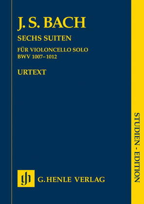 Book cover for 6 Suites for Violoncello BWV 1007-1012