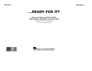 Book cover for ...Ready for It? - Conductor Score (Full Score)
