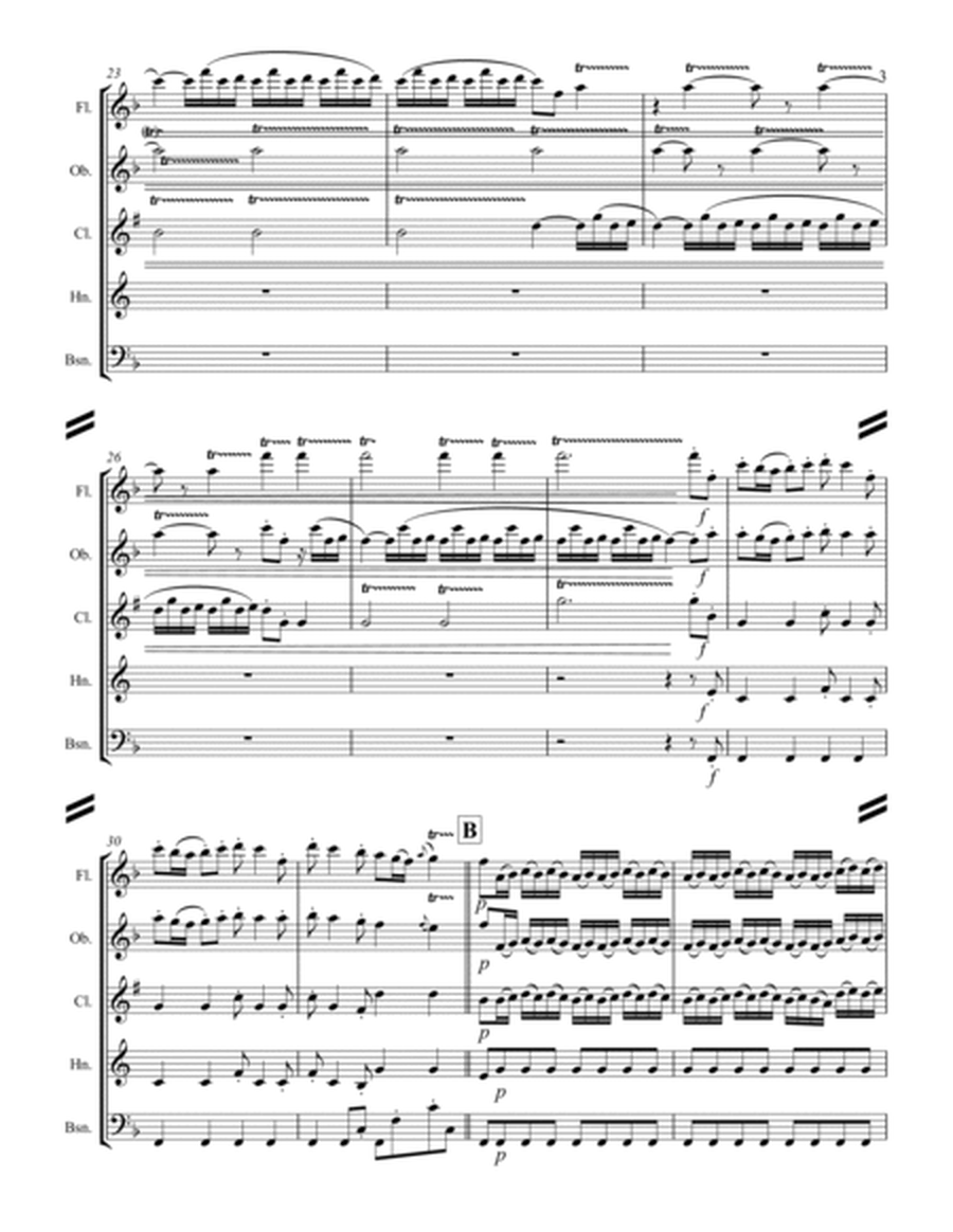 Vivaldi - La primavera - I. Allegro from The Four Seasons (for Woodwind Quintet) image number null