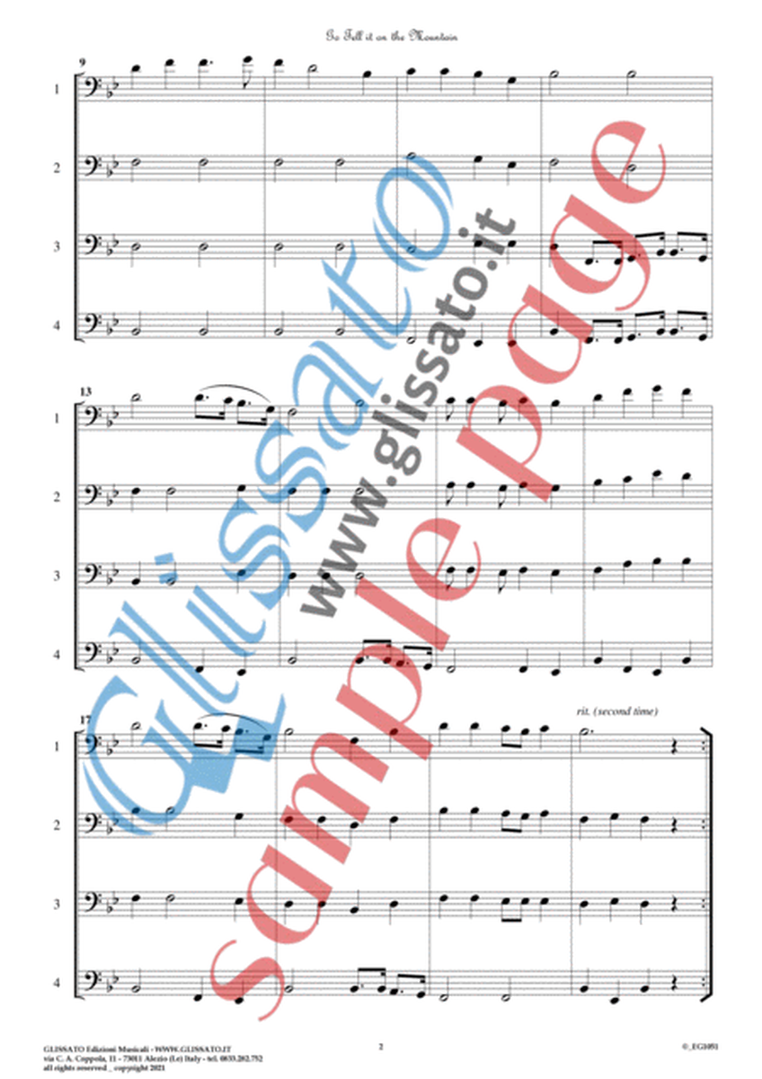 10 easy Christmas Tunes for Cello Quartet (score) image number null