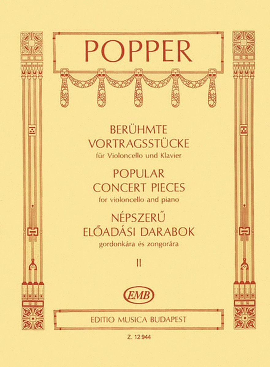 Popper - Popular Concert Pieces Book 2 Cello/Piano