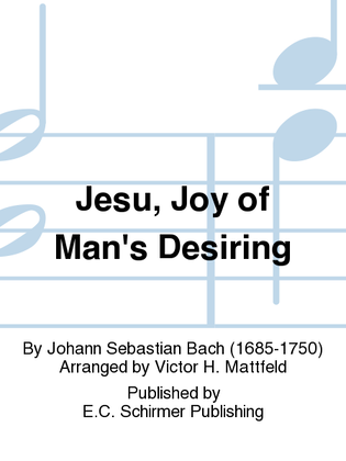 Book cover for Jesu, Joy of Man's Desiring