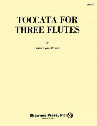 Book cover for Toccata for Three Flutes Flute Trio
