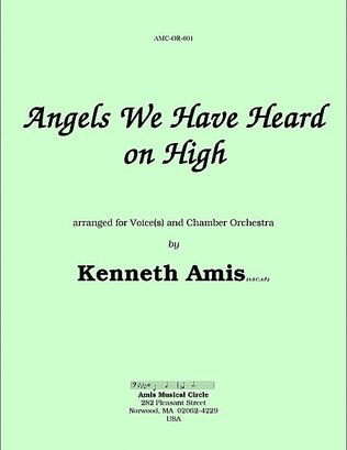 Book cover for Angels We Have Heard on High (orchestra)