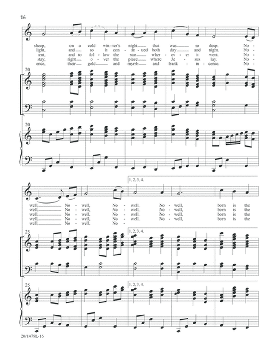 Christmas Carol Celebrations - Keyboard/Handbell Score image number null