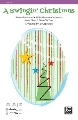 Book cover for A Swingin' Christmas