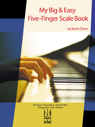 Book cover for My Big & Easy Five-Finger Scale Book