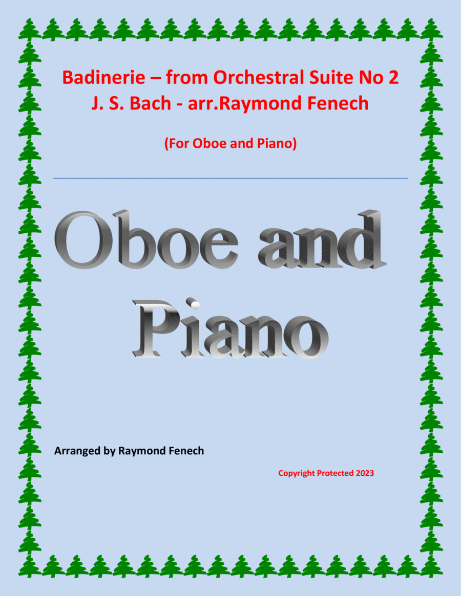 Badinerie - J.S.Bach - for Oboe and Piano image number null