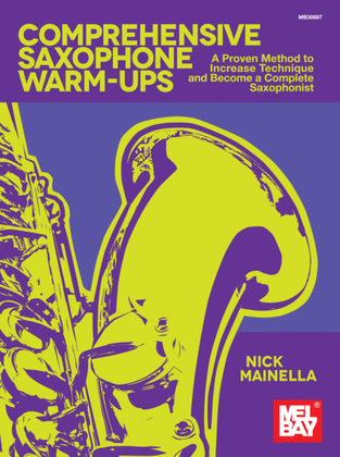 Book cover for Comprehensive Saxophone Warm-Ups