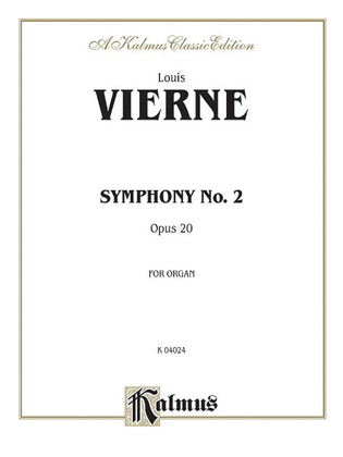 Book cover for Symphony No. 2, Op. 20
