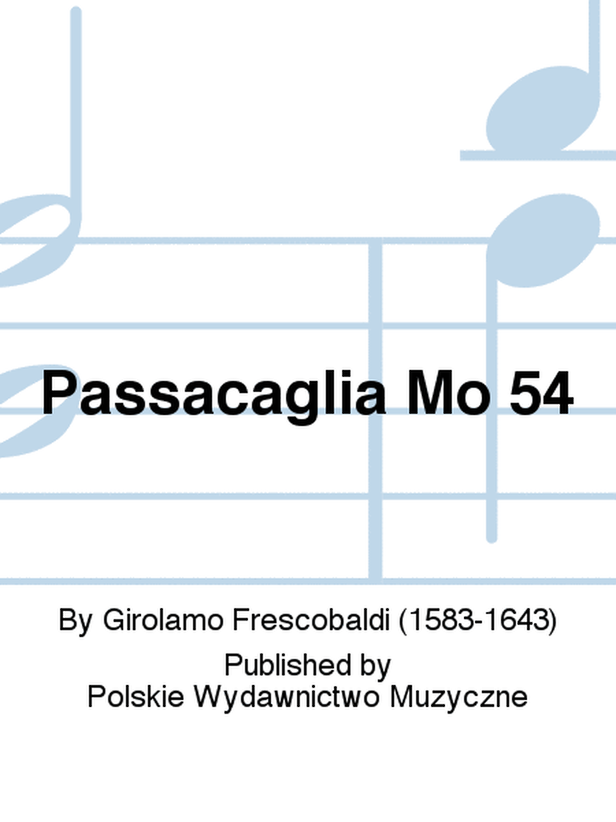 Passacaglia Mo 54