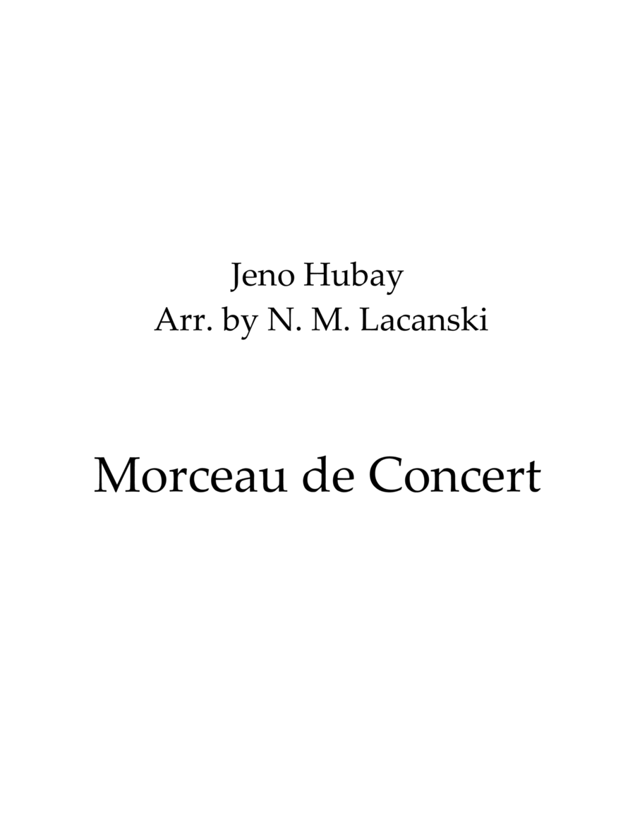 Morceau de Concert image number null