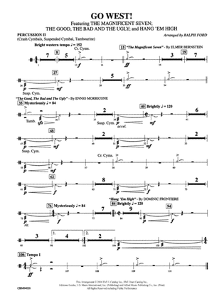 Go West!: 2nd Percussion