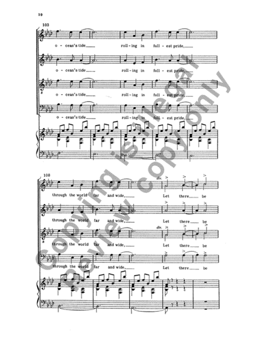 Let There Be Light! (Choral Score) image number null