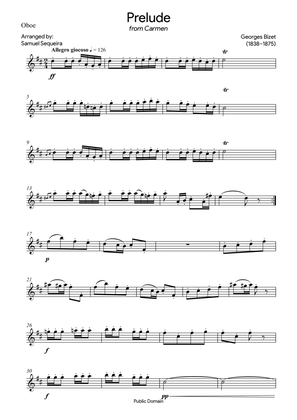 Prelude (from Carmen) - for Oboe - with play along
