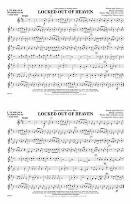 Locked Out of Heaven: Low Brass & Woodwinds #1 - Treble Clef