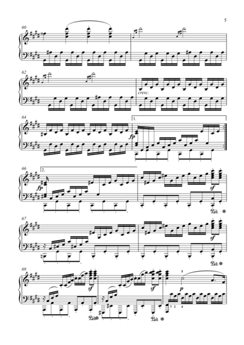 Moonlight sonata the 3rd movement