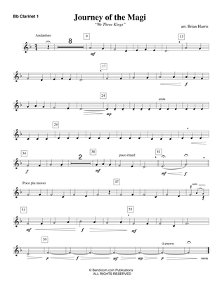 JOURNEY OF THE MAGI ("We Three Kings") - young concert band, easy - score, parts & license to copy)