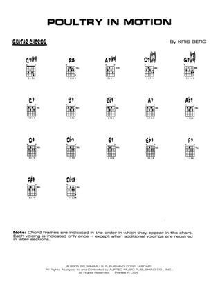 Poultry in Motion: Guitar Chords