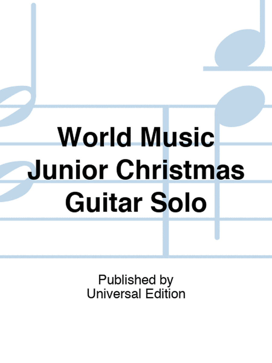 World Music Junior Christmas Guitar Solo