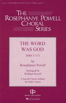 Book cover for The Word Was God