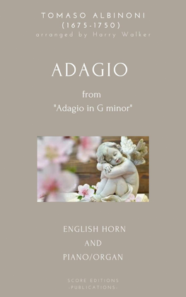 Book cover for Adagio - Albinoni (for English Horn and Piano/Organ)