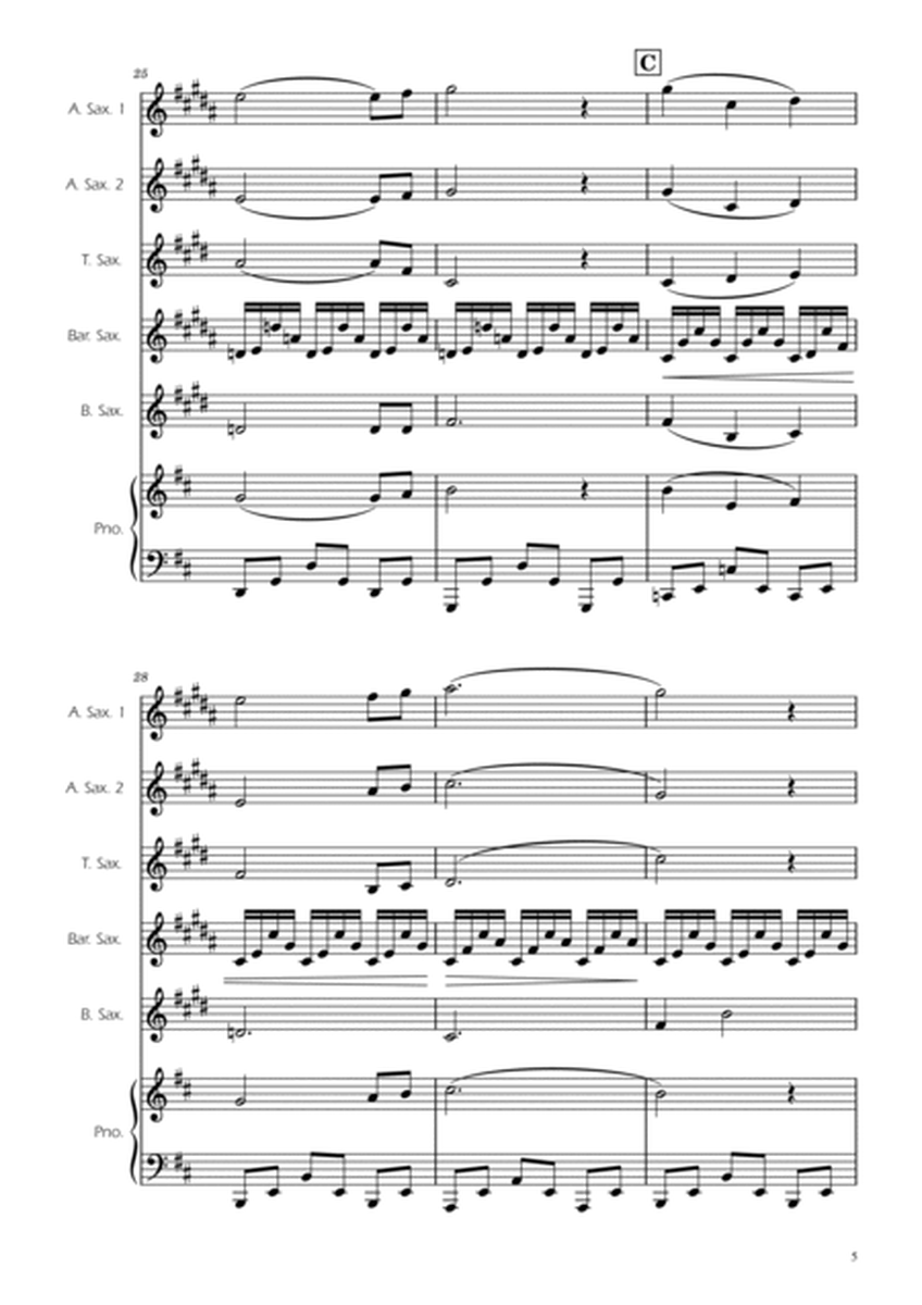 The Swan - Saint-Saens - Sax Quintet AATB image number null