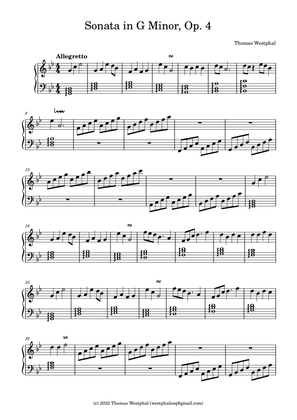 Sonata in G Minor, Op. 4