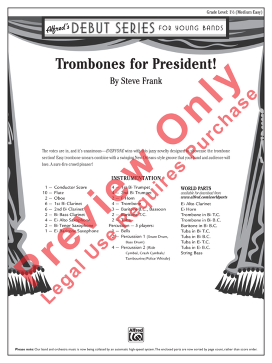 Trombones for President!