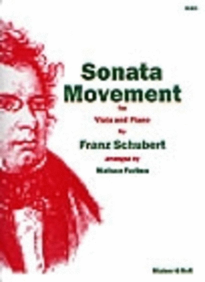 Sonata Movement Arr Forbes Vla/Pno