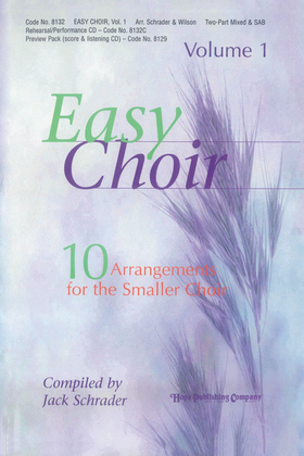 Book cover for Easy Choir, Vol. 1