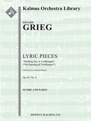 Book cover for Lyric Pieces: Wedding Day at Troldhaugen, Op. 65/6 [arrangement]