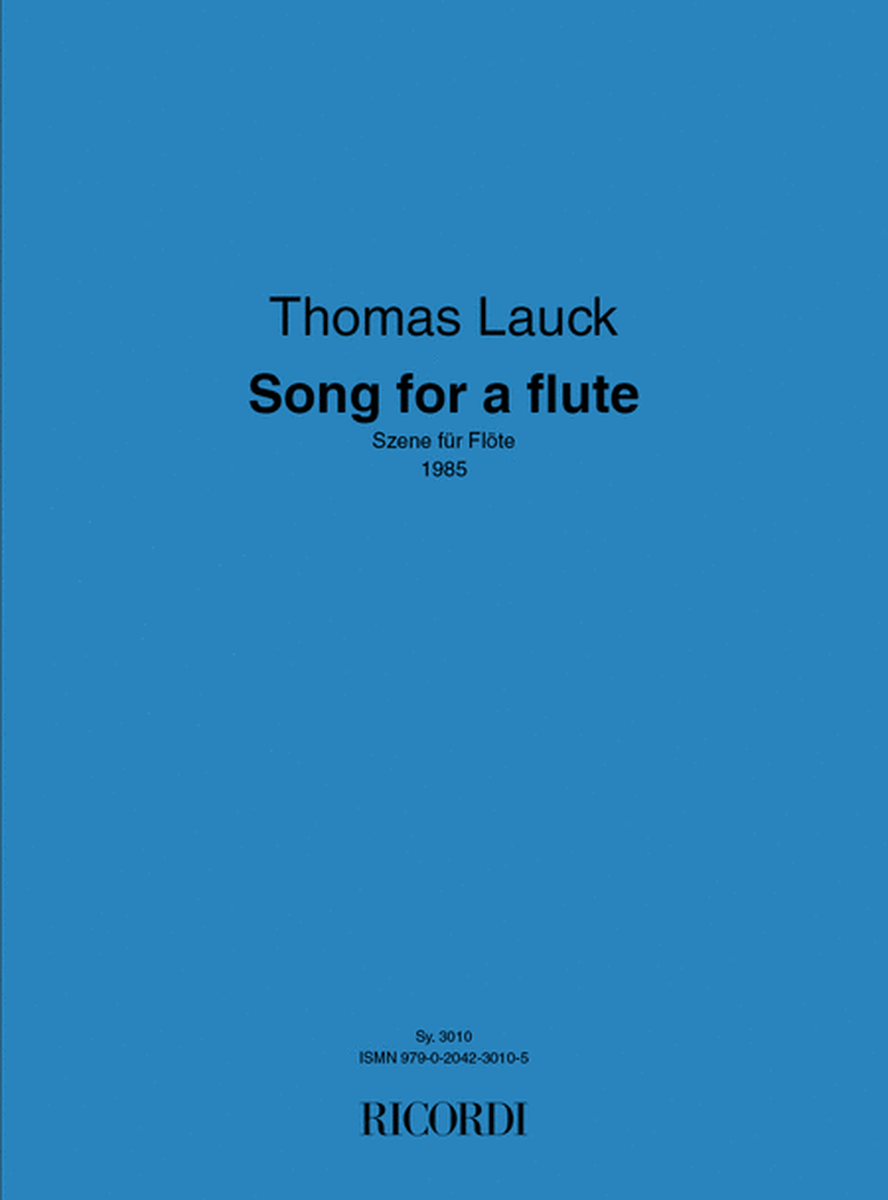 Song for a flute