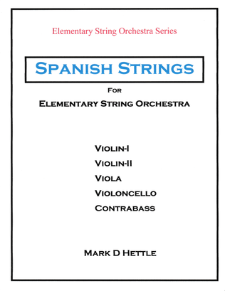 Book cover for Spanish Strings for Elementary String Orchestra