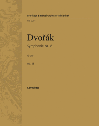 Book cover for Symphony No. 8 in G major Op. 88