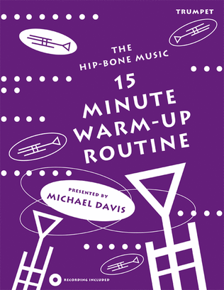 Book cover for 15 Minute Warm-up Routine for Trumpet