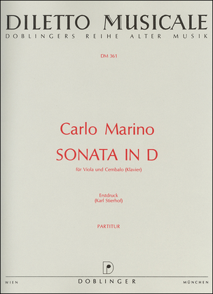 Book cover for Sonata in D