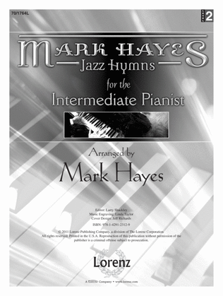 Book cover for Mark Hayes: Jazz Hymns for the Intermediate Pianist