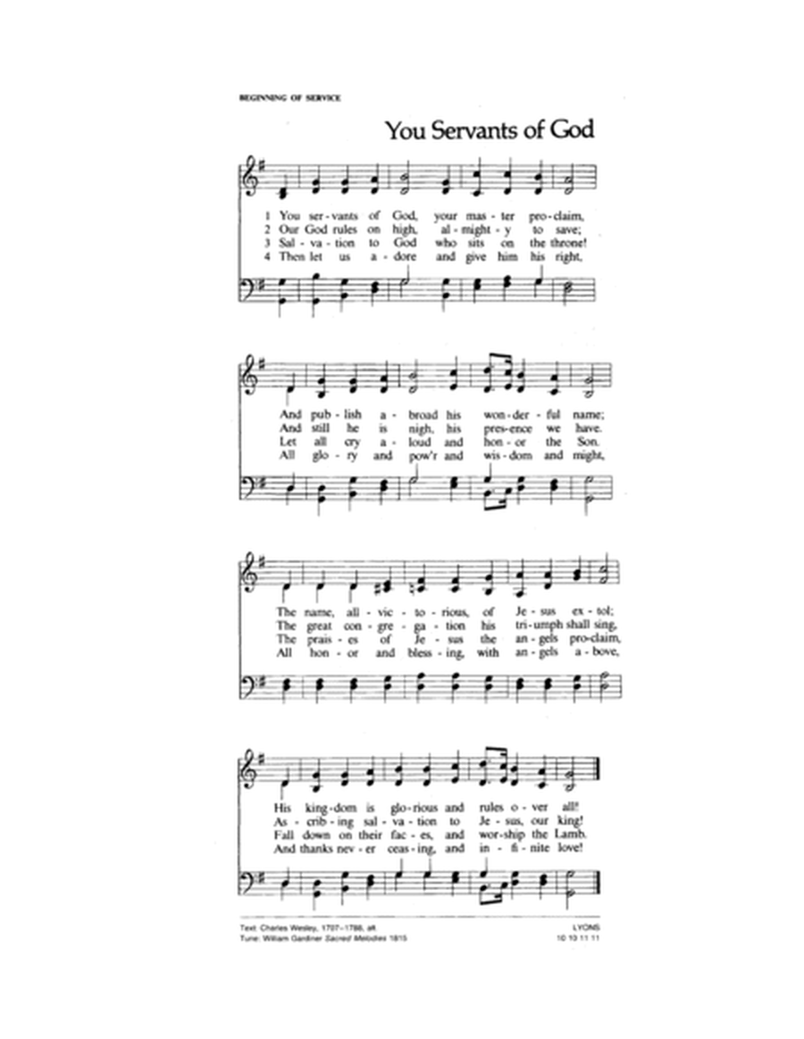 Hymns: A Congregational Study