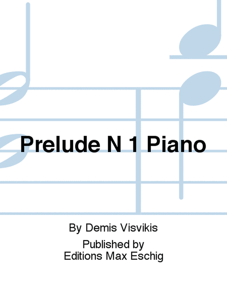 Prelude N 1 Piano