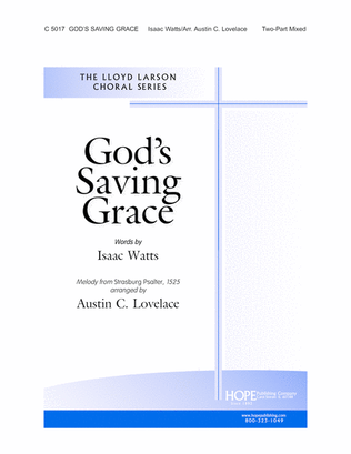 Book cover for God's Saving Grace