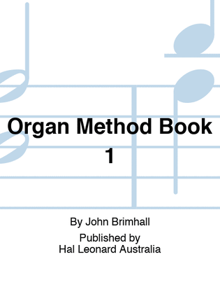 Book cover for Organ Method Book 1