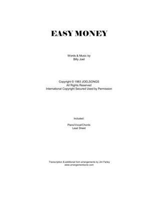 Book cover for Easy Money