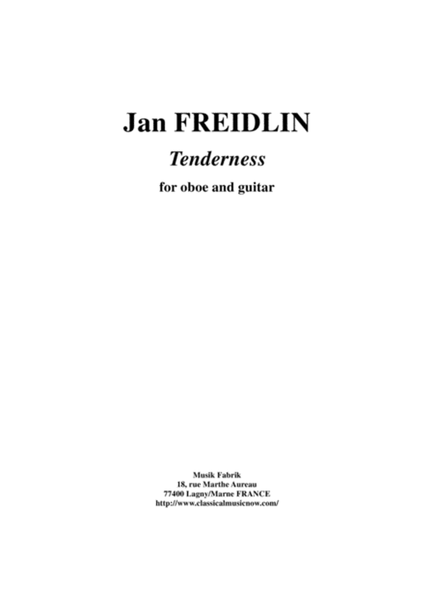 Jan Freidlin: Tenderness for oboe and guitar