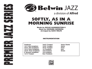 Book cover for Softly, As in a Morning Sunrise: Score