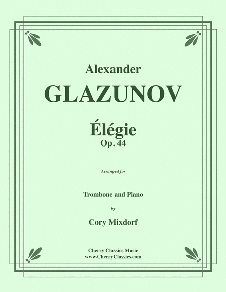 Elegie Opus 44 for Trombone & Piano