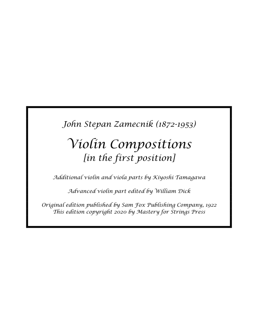 Violin Compositions image number null